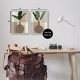 thumbnail image 4 of Stupell Industries Boho Geometric Plant Vases Botanical & Floral Painting Gray Framed Art Print Wall Art, 11 x 14, Set of 2, 4 of 10