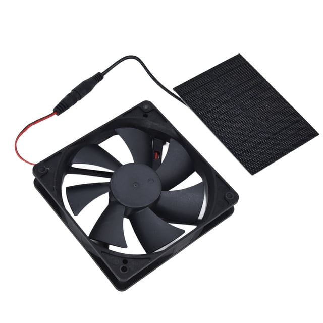 Household Ventilation Fans,Solar Panel Fan Professional Solar Powered Exhaust Fan Kit Solar Panel Powered Fan Versatile Functionality