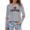 Grey, variant on Public Womens Plus Size Long Sleeve Graphic Tees Causal Canada Letter Maple Leaf Printed T-Shirts Summer Crew Neck Loose Fit Tops Shirts Y_Grey L