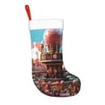 thumbnail image 2 of Rateoe fairy-tale-world-with-delicious-candy Print Christmas Stockings,18 Inch Large Christmas Stockings Decoration Ornaments for Holiday Home Fireplace Indoors, 2 of 7