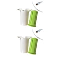 thumbnail image 2 of Injueey Fruit Slicer Kitchen Supplies High Efficiency Vegetable Tool Utensils Splitter Slicing Multipurpose Metal Shredder Cucumber Home 10.4*10.7*5.2 cm 2Conjunto, 2 of 6