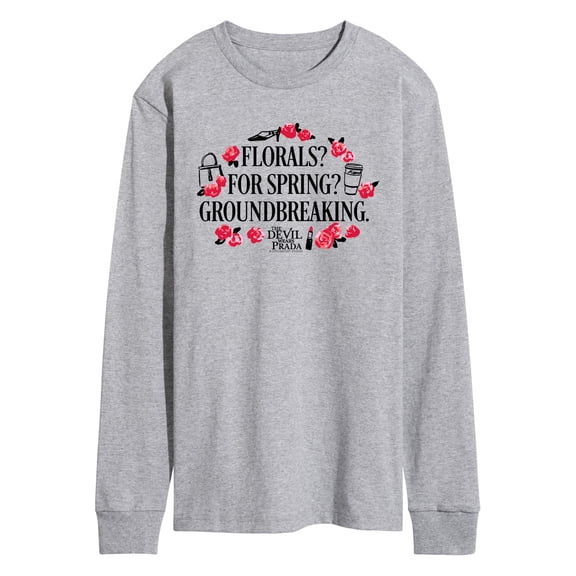 The Devil Wears Prada - Florals For Spring - Men's Long Sleeve Graphic T-shirt