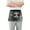 Cat with Glasses, variant on Server Apron with 3 Pockets Waterproof Waitress Waist Short Apron for Man Woman Cute Sheep in Sky 12 Inches