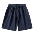 thumbnail image 4 of pstuiky Pantalones cortos de entrenamiento para hombre, Pantalones cortos de verano para hombre, informales y cómodos, con bolsillo y cintura elástica y cordón ajustable., 4 of 4