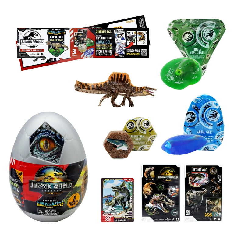 Jurassic World Rebirth Captivz Surprise Egg Action Figures
