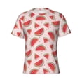 thumbnail image 3 of Naloa Watermelon Men's T-Shirt Sport T-shirt Men's Basic Tee Casual Men's Shirt, Round Neck, Short Sleeves - Medium, 3 of 5