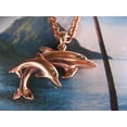 thumbnail image 2 of Solid Copper Dolphin Pendant #CMG383, 2 of 2