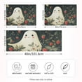 thumbnail image 2 of Yayeee Pillowcase Standard Size Set of 2 Satin Wrinkle Resistant Pillow Case, Happy Ghost, 2 of 7