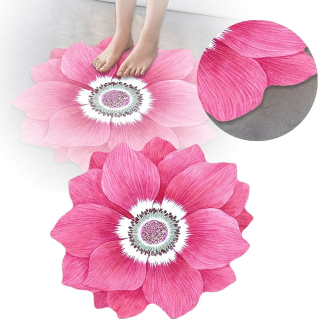 Abstract Floral Area Rug Floor Mat Oriental Design Carpet for Bedroom Living Room Low Pile Washable Runner for Closet Entryway Coffee Table