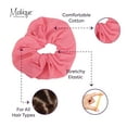 thumbnail image 4 of Jumbo Cotton Scrunchie - Salmon, 4 of 5