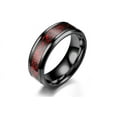 thumbnail image 3 of Kmbangi Men's Jewelry Rings Silver Dragon Titanium Wedding Rings, 3 of 4