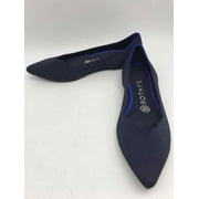 Pre-Owned Rothys Navy Size 7.5 Slip On Flats