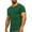 Green, variant on Leesechin Mens Fitted T Shirts , Basic V Neck T Shirts for Men