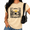 Apricot, variant on Women's Wild Meadow Easter Sepulchar Thorn Wreath Floral Redemption Scripture Graphic Short Sleeve Crewneck Blue Tops