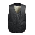thumbnail image 2 of IROINNID Men's V-Neck Sleeveless Solid Color Loose Outdoor Vest Jacket Lightweight Vest With Pockets, 2 of 9