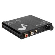 AY107 192KHz / 24Bit DAC Audio Converter Digital to Analog Adapter with 3.5mm Headphone Jack, Aluminum Housing (Black)