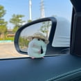 thumbnail image 3 of Yvsxxv 1 Pcs Cute Hamster Car Dashboard Figurines & Knick-Knacks Straw Hat Ornament for Auto Interior, 3 of 7