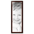 thumbnail image 2 of ArtToFrames 15" x 46" Matte mahogany Diploma Picture Frame, 15x46 inch Brown Wood Poster Frame (WOM-5108), 2 of 7