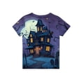 thumbnail image 3 of Grblisyd Halloween Boys Girls Shirts Short Sleeve Soft T-Shirts Pumpkin Ghost Print Tees Tops Clothes for Kids, 3 of 6