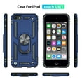 thumbnail image 3 of LeYi Compatible for iPod Touch 6th Generation Case Hard Case, iPod Touch 7th Generation Case, Military Grade Phone Case with Ring Kickstand for Apple iPod Touch 7/6/5, Blue, 3 of 9