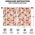 thumbnail image 2 of Blackout Kids Curtains,Pink Halloween Ghosts Bats and Pumpkins Childrens Insulated Curtains Set Of 2,Bedroom Essentials,Toddler Room Decor 42x54in(106x137cm), 2 of 5