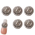 thumbnail image 1 of 5 adornos para uñas de conejo 3D con diamantes de imitación y purpurina, giratorios., 1 of 5