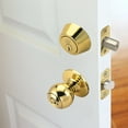 thumbnail image 4 of Design House Ball Keyed Entry Door Knob, Polished Brass, 4 of 20