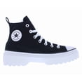 thumbnail image 2 of Converse Chuck Taylor All Star Lugged Lift High GS Girls Shoes Size 5.5, Color: Black/Black/White, 2 of 5
