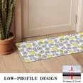 thumbnail image 3 of Yellow Lemon Fruit Slices White Pattern Door Rugs,Washable Non Slip Door Mats Indoor,Decorative Door Mats,Entry Mat Indoor for Entrance,Bedroom,Kitchen,Bathroom,16"x47", 3 of 6