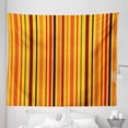 thumbnail image 1 of Abstract Tapestry, Vertical Colorful Straight Lines Geometric Vibrant Stripes Design, Fabric Wall Hanging Decor for Bedroom Living Room Dorm, 5 Sizes, Orange Marigold Burgundy, by Ambesonne, 1 of 1