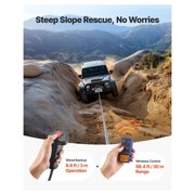 12000 lbs Electric Winch, 12V DC Truck Winch with Steel Rope & Remote Control, Waterproof Off-Road Winch for SUV Jeep Trailer Boat