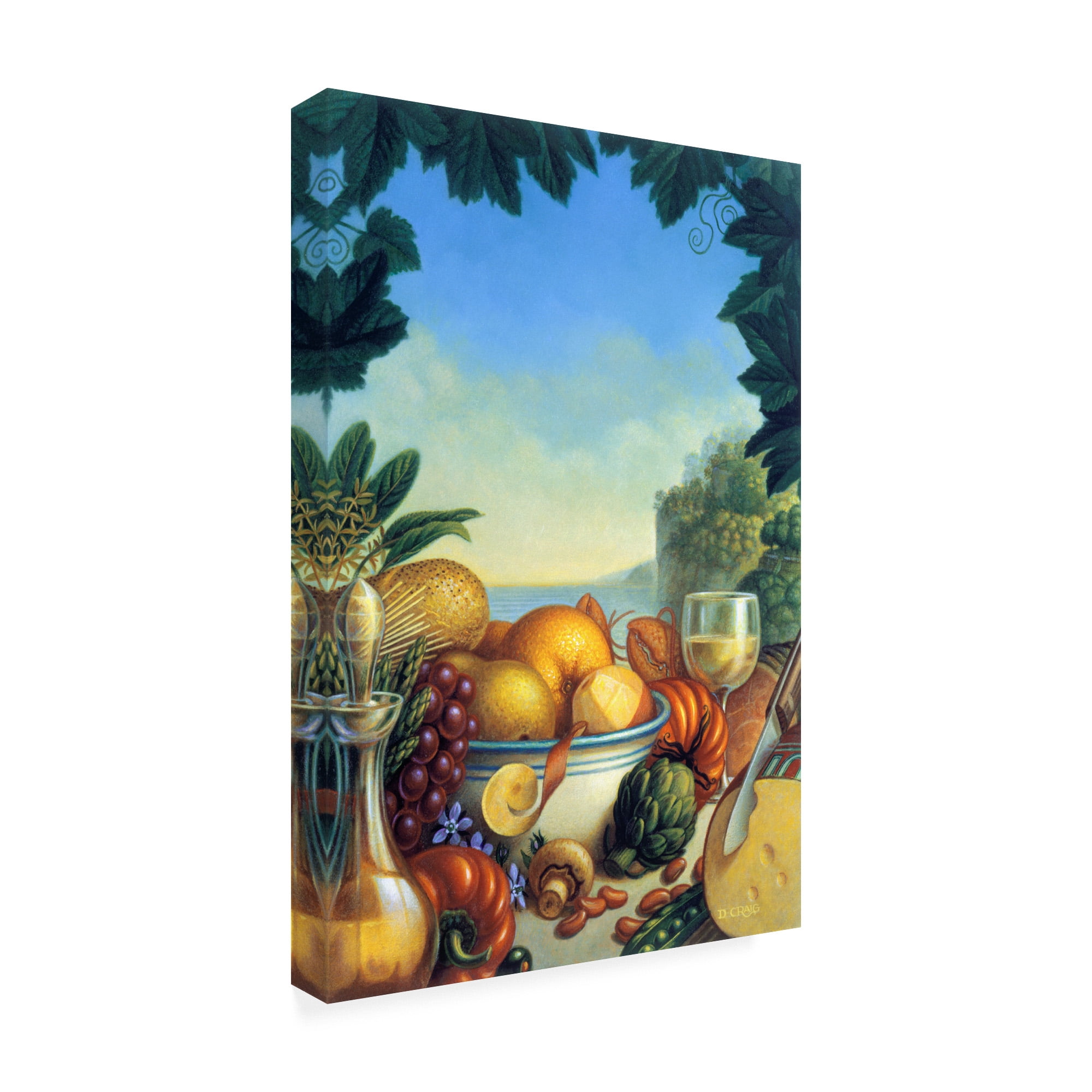 Trademark Fine Art 'Mediterranean Still Life' Canvas Art by Dan Craig