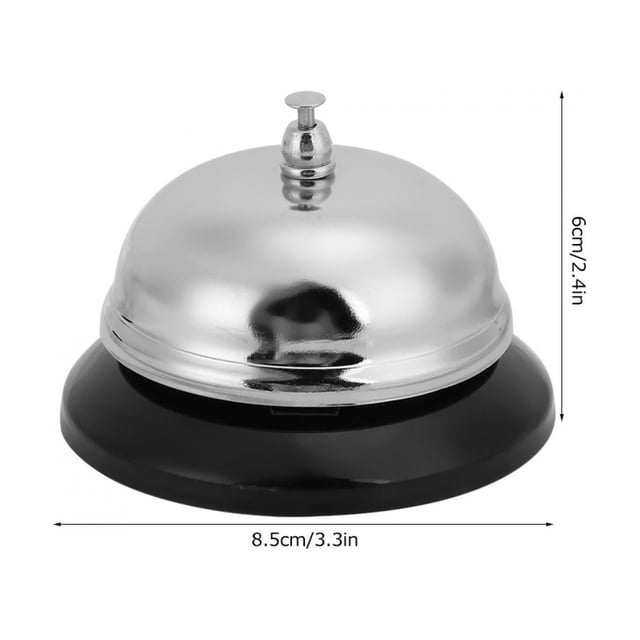Durable Stainless Steel Service Call Bell Clear Sound, Small and Delicate Suitable for Restaurants, Bars, and Counters
