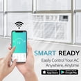 thumbnail image 5 of Mohavair 10000 BTU Window Air Conditioner Smart WiFi AC Unit Cooling for 450 Sq Ft Rooms with Remote App Control, Install Accessories, 5 of 8