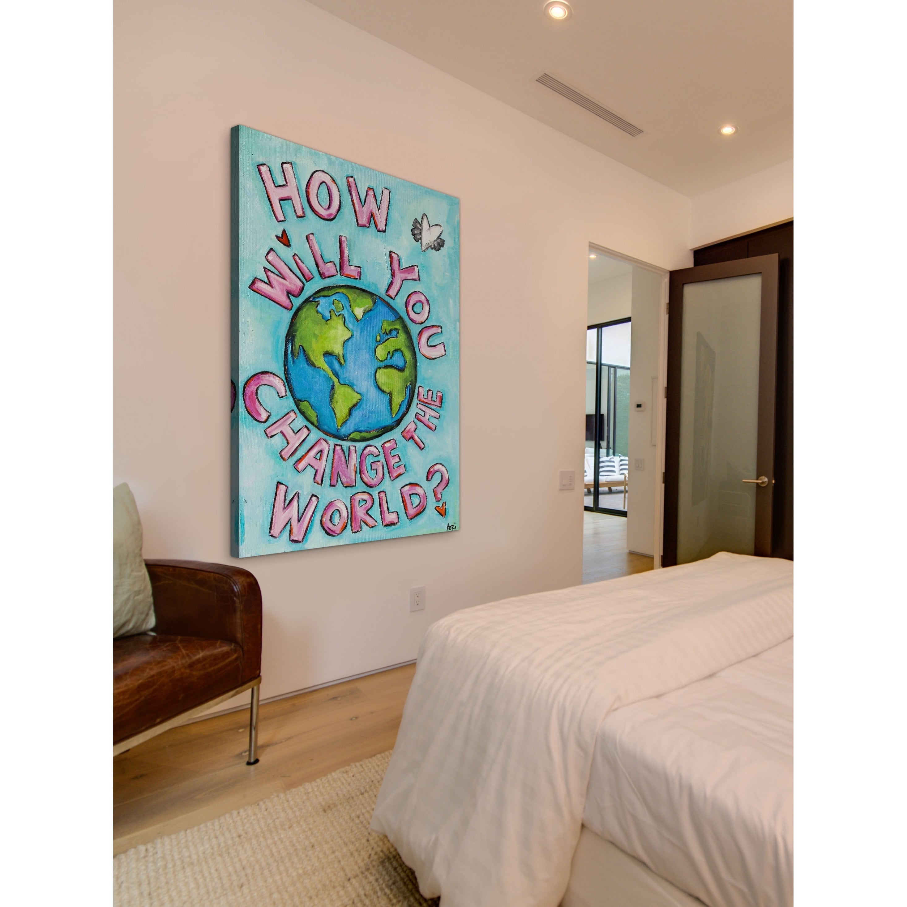 Marmont Hill "How Will You" by Tori Campisi Painting Print on Canvas