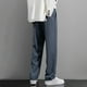thumbnail image 4 of Pantalones de traje de color liso para hombre, de negocios, informales, de moda, largos, para hombre, 4 of 8