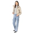 thumbnail image 2 of Chamarra Quarry Cropped Casual Capucha Ajustable Para Mujer, 2 of 5