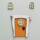 thumbnail image 5 of Gibobby Casa Miniatura Ventanas y puertas para el Mini puerta Ventana Árbol Decoración para patio Césped Árbol Decoración para el(A), 5 of 5