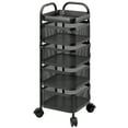thumbnail image 2 of Andvari Square Rotating Kitchen Cart, 3/4/5-Tier Storage Shelves, Fruit Vegetable Organizer Tower, 2 of 10