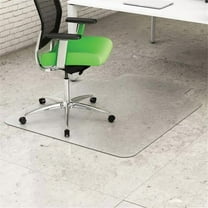 Deflecto Earth Source 45x53 EconoMat Mat with Lip - Commercial, Carpet, Office - 53" Length x 45" Width x 0.10" Thicknes