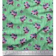 thumbnail image 1 of Soimoi Rayon Fabric Flower Artistic Printed Craft Fabric by The Yard 42 Inch Wide, 1 of 3