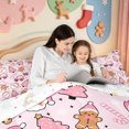 thumbnail image 5 of Manfei Elegant Animals 7 Pieces Full Size Bedding Sets,Retro Christmas Candy Cane Full Size Bed in a Bag,Xmas Reversible, 5 of 7