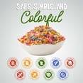thumbnail image 5 of (5 pack) Snackathon Natural Sprinkles for Baking & Decorating, Dye-Free Rainbow Sprinkles, 15 OZ Bulk Jimmies in Resealable Pouch - Naturally Colored, No Artificial Dyes or Flavors for Cupcakes, Cookies & Tre, 5 of 10