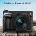 thumbnail image 4 of Cold Shoe Camera Cage Aluminium Alloy 1/4'' Screw Multiple Holes Camera Cage Rig For  GH4/5, 4 of 8