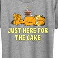 thumbnail image 3 of Garfield - Just Here For Cake - Women's Short Sleeve Graphic T-Shirt, 3 of 5