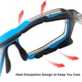 thumbnail image 3 of Gafas Deportivas Marco Lente Reemplazable Resistente Al Sudor Correa de Junta Antiimpacto Funcionalidad Deportiva de Estilo Diario, 3 of 7