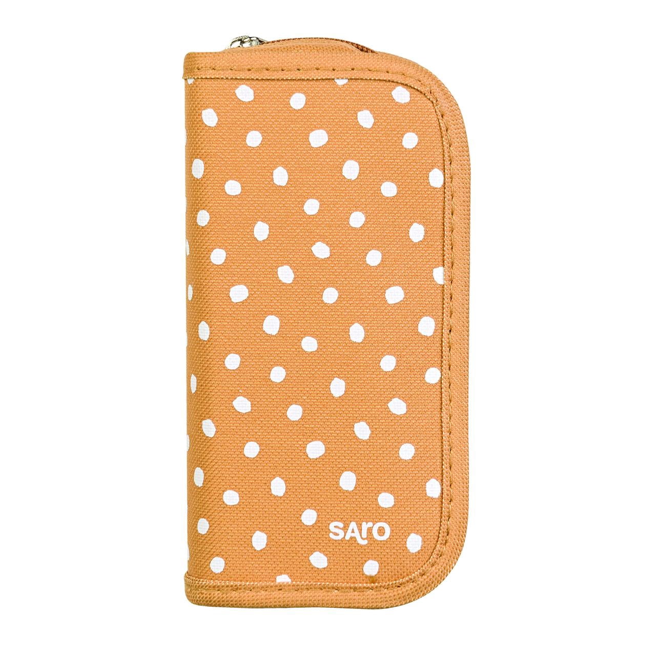SARO Mustard Yellow Baby Grooming Kit: Complete Newborn Care Set with Natural Brush & Travel Bag