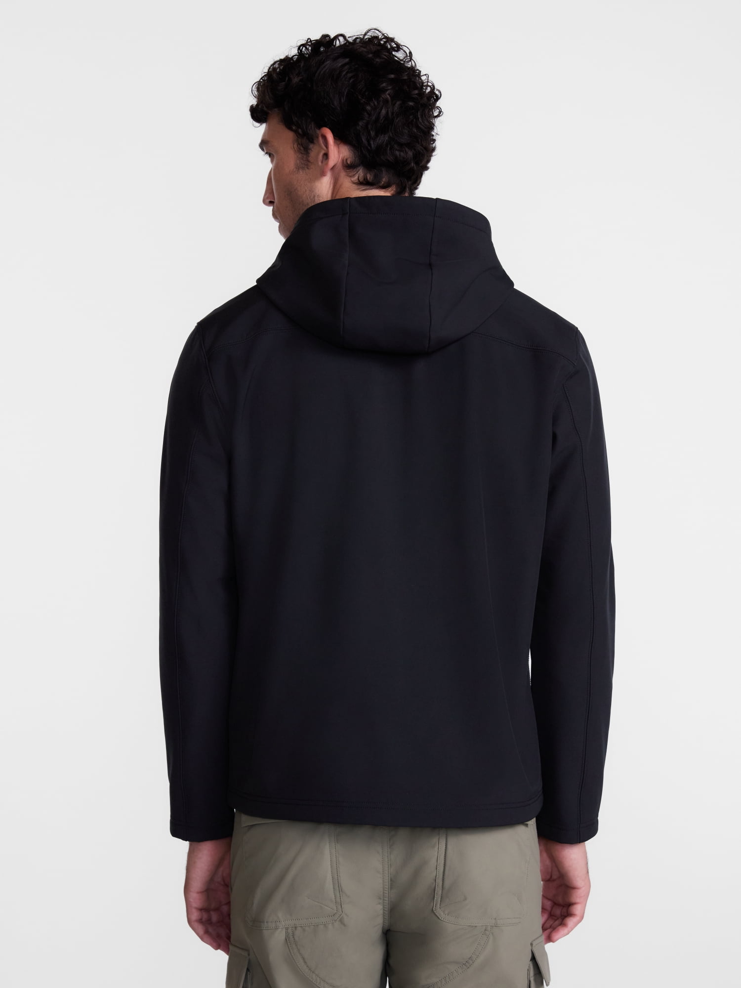 Ozark Trail Men's and Big Men's Softshell Jacket with Hood, Sizes S-3XL