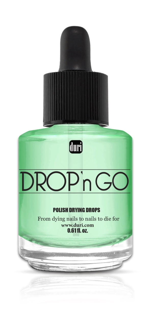 Duri Nail Polish, Ruby Holiday Polish & Quick Dry Travel Set, 0.45 Fl. Oz. Each