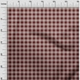 thumbnail image 2 of oneOone Cotton Poplin Maroon Fabric Gingham Check Fabric For Sewing Printed Craft Fabric By The Yard 42 Inches Wide, 2 of 4